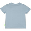 100% Earth Loving Ribbed Neck Short Sleeve T-Shirt, Blue - T-Shirts - 2