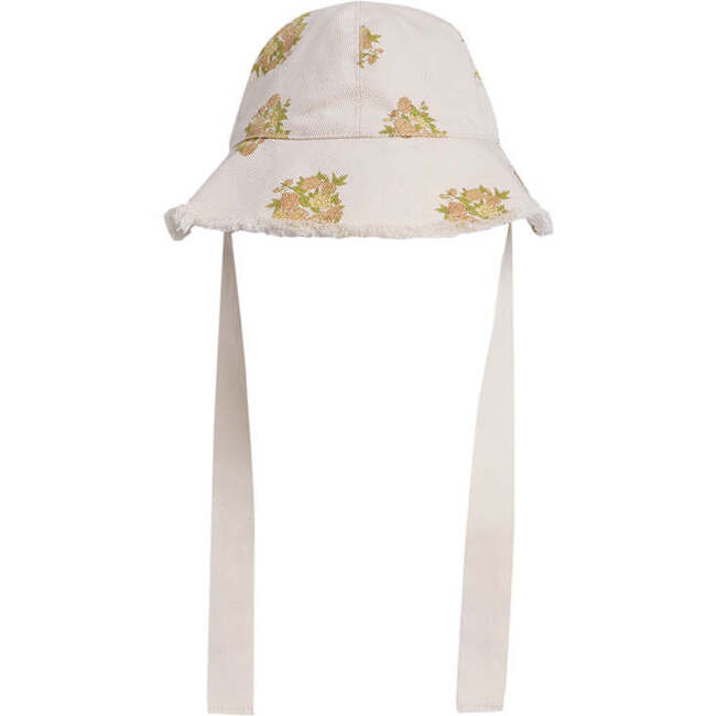 Loretta Denim Hat, Florals