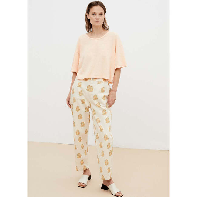 Women's Loretta Denim Pant, Florals - Pants - 2