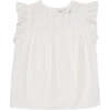 Bianca Top, White - Blouses - 1 - thumbnail