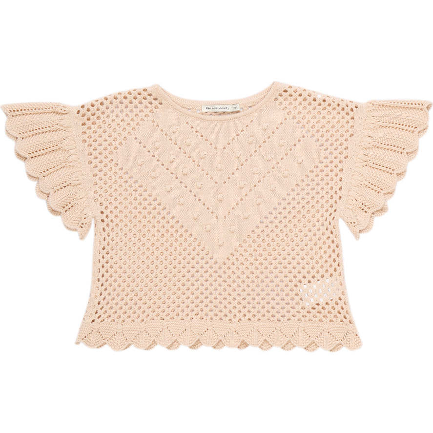 Isabella Top, Cream - Blouses - 1