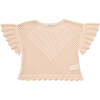Isabella Top, Cream - Blouses - 1 - thumbnail