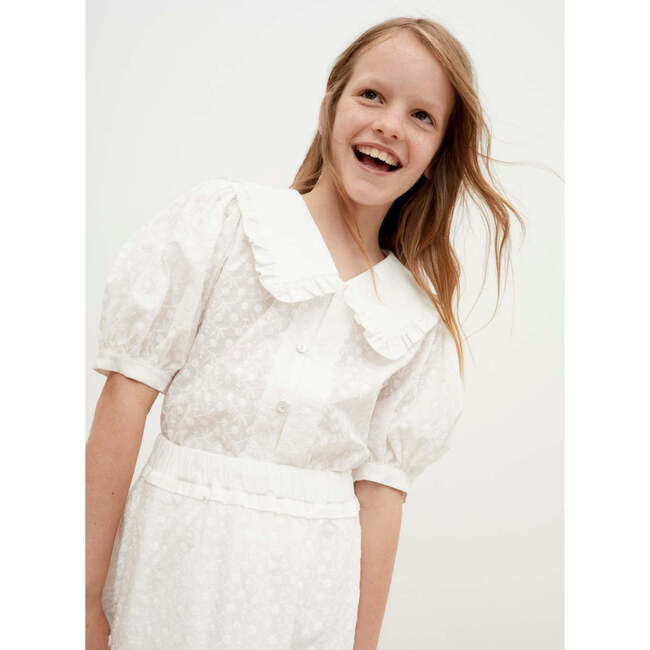 Antonella Blouse, White - Blouses - 2