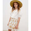 Antonella Blouse, White - Blouses - 3