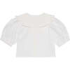 Antonella Blouse, White - Blouses - 5