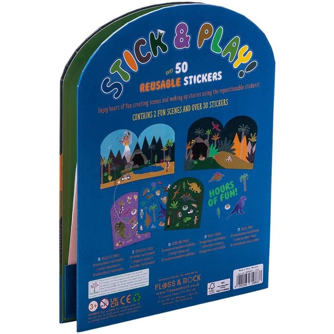 Stick & Play book Dinosaur - Games - 2