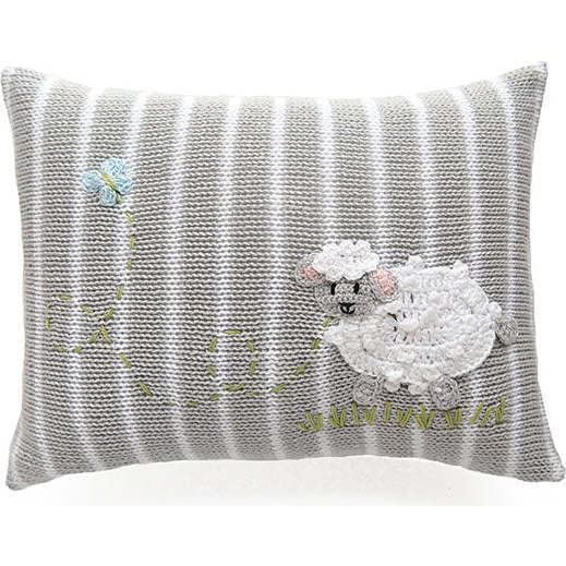 Lamb Mini Pillow, Grey