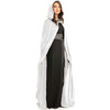 Full-Length Cloak With Hood, White - Costumes - 1 - thumbnail