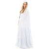 Full-Length Cloak With Hood, White - Costumes - 2