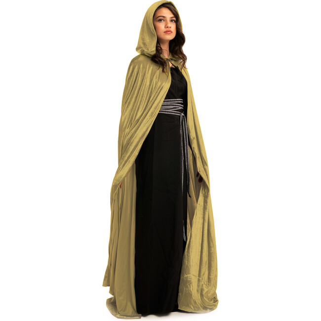 Full-Length Cloak With Hood, Gold