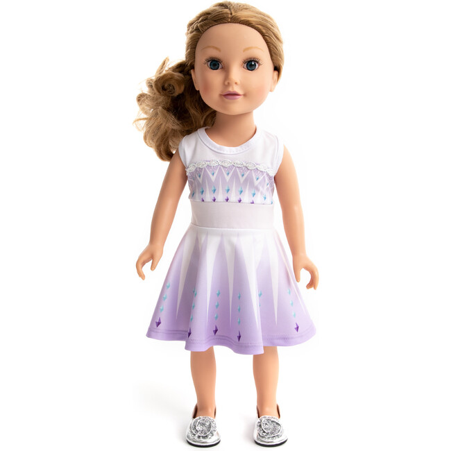 Ice Coronation Twirl Doll Dress, Lilac - Doll Accessories - 1
