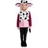 Cow Style Sleeveless Vest, White And Black - Costumes - 1 - thumbnail