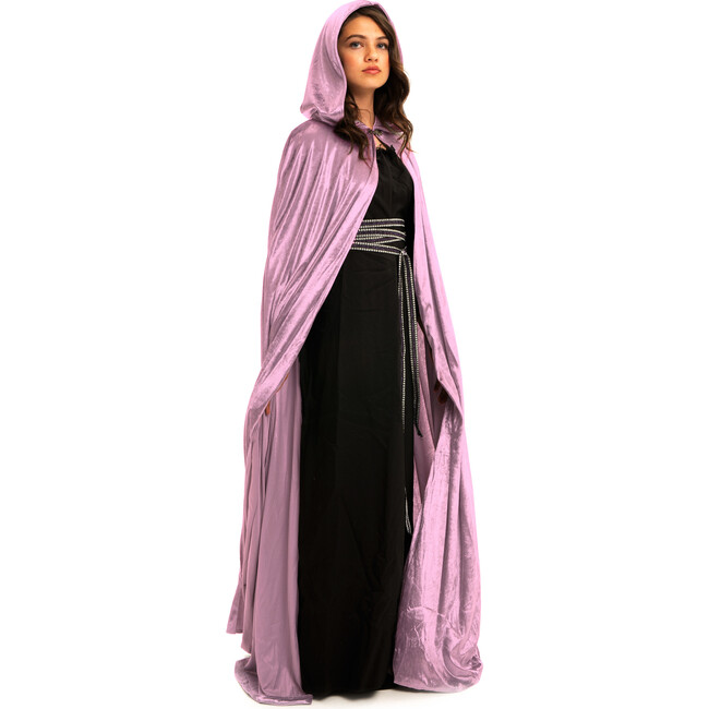 Full-Length Cloak With Hood, Pale Pink