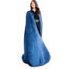 Full-Length Cloak With Hood, Midnight Blue - Costumes - 2