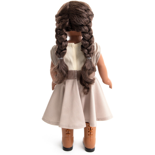Galactic Scavenger Twirl Doll Dress, Tan - Doll Accessories - 2