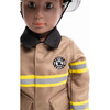 Firefighter With Hat Doll Outfit, Brown - Doll Accessories - 3