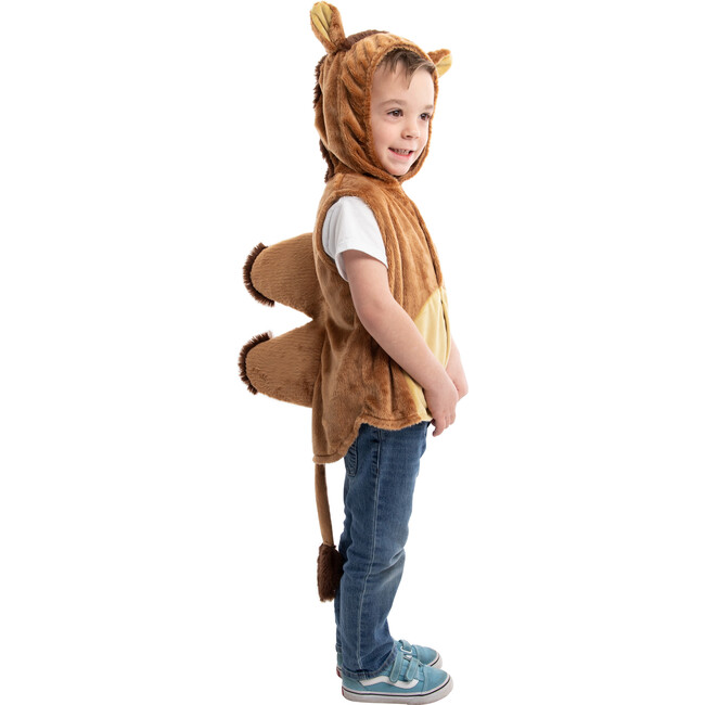 Camel Style Sleeveless Vest, Brown - Costumes - 2