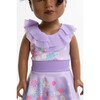 Flower Twirl Princess Doll Dress, Lilac - Doll Accessories - 3