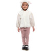 Lamb Style Sleeveless Vest, White - Costumes - 2