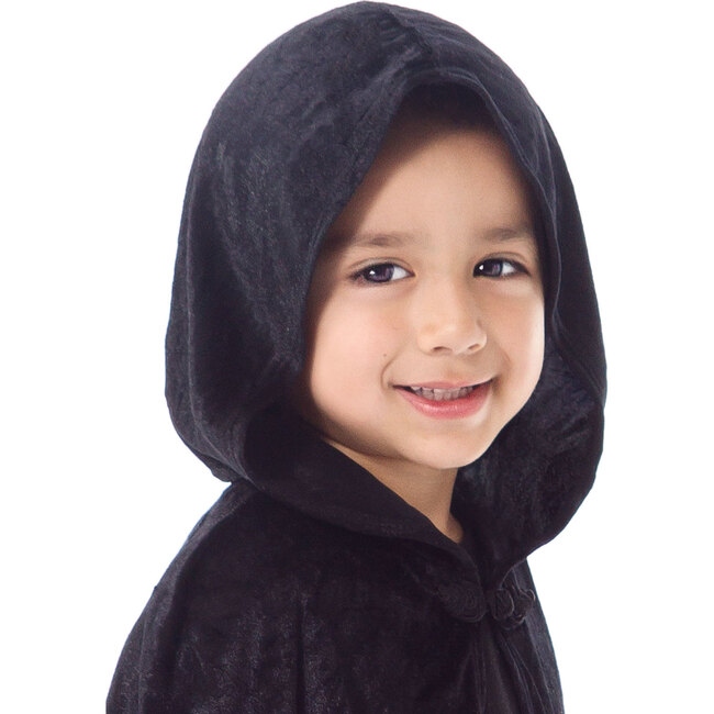 Nobleman Cloak With Hood, Black - Costumes - 3