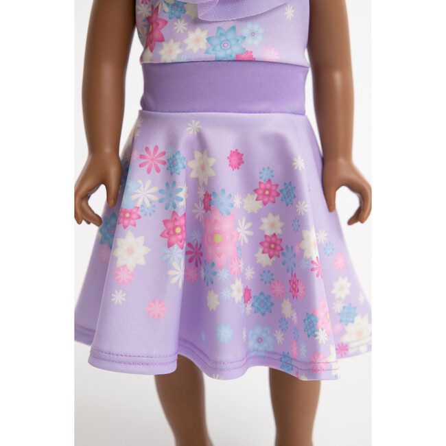 Flower Twirl Princess Doll Dress, Lilac - Doll Accessories - 4