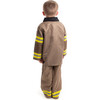 Firefighter Full Sleeve Canvas Jacket Dress, Light Brown - Costumes - 2