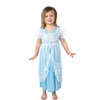 Cinderella Puffed Sleeve Nightgown With White Robe, Light Blue And White - Nightgowns - 1 - thumbnail