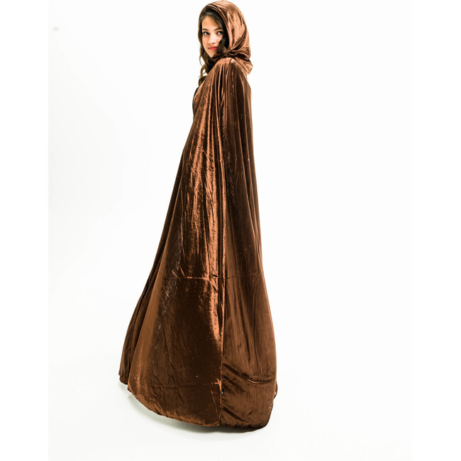 Full-Length Cloak With Hood, Brown - Costumes - 3