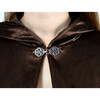 Full-Length Cloak With Hood, Brown - Costumes - 4