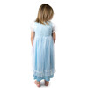Cinderella Puffed Sleeve Nightgown With White Robe, Light Blue And White - Nightgowns - 3