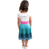 Miracle Short Sleeve Twirl Dress, Blue And White - Costumes - 2 - thumbnail