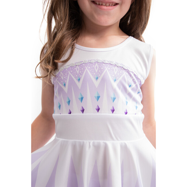 Ice Coronation Ombre Twirl Dress, Lilac And White - Costumes - 3