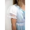 Cinderella Puffed Sleeve Nightgown With White Robe, Light Blue And White - Nightgowns - 5