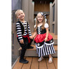 Pirate Full Sleeve Swen-On Vest Set, Black And White - Costumes - 5