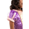 Rapunzel Velvet Sleeved Party Dress, Purple - Costumes - 5