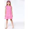 Zip-Up Hooded Beach Dress, Pink - Dresses - 2 - thumbnail