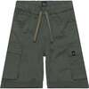 Twill Cargo Shorts, Khaki - Shorts - 1 - thumbnail