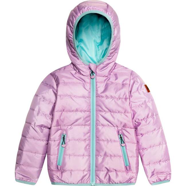 Spring Puffer Jacket, Lilac - Jackets - 1