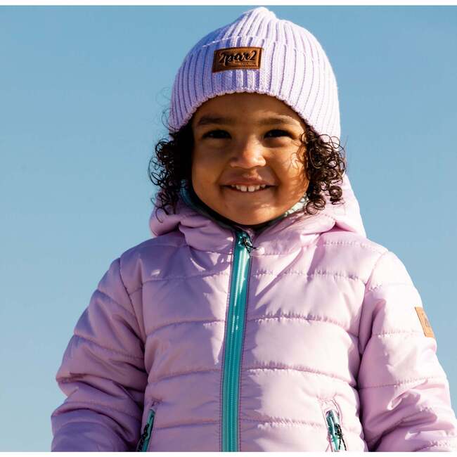 Spring Puffer Jacket, Lilac - Jackets - 2