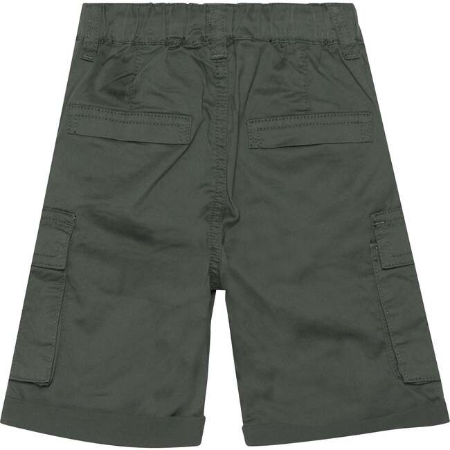 Twill Cargo Shorts, Khaki - Shorts - 3