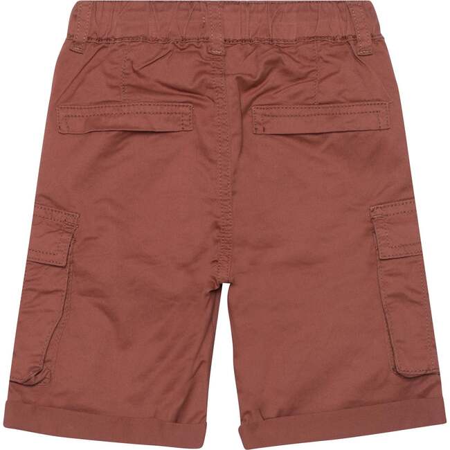 Twill Cargo Shorts, Rusty Brown - Shorts - 4