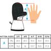 Spring Mitts With Elastic Cuffs, Black - Gloves - 2