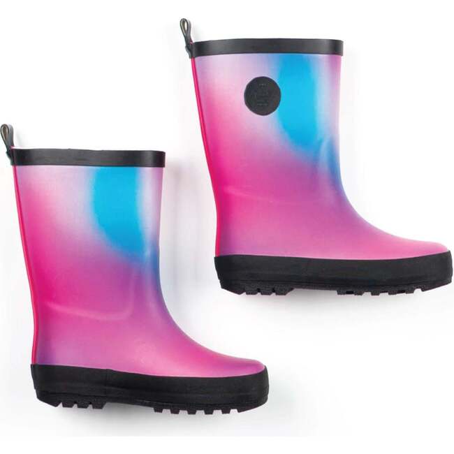 Rain Boots, Multicolor Gradient - Boots - 1