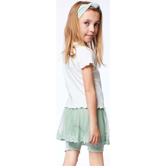 Solid Knotted Headband, Frosty Green - Bows - 3