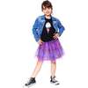 Printed Tulle Skirt, Multicolor Waves - Skirts - 3