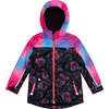 Printed Two-Piece Spring Rain Set, Black Unicorns - Raincoats - 5