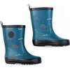 Printed Rain Boots, Blue Camping - Boots - 1 - thumbnail