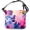 Printed Packable Windbreaker, Multicolor Flowers - Jackets - 4
