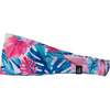Printed Swimwear Headband, Blue Tropical - Bows - 1 - thumbnail