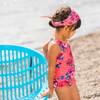 Printed Swimwear Headband, Pink Roses - Bows - 2